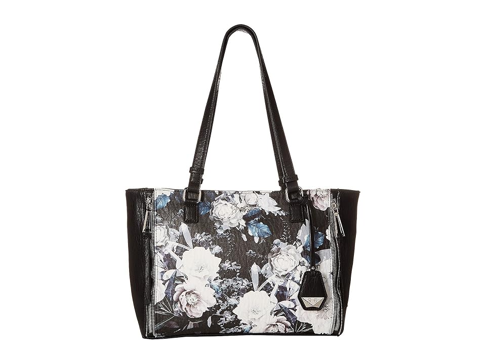 

Jessica Simpson Baylinn Tote (Garden White Floral/Black) Tote Handbags