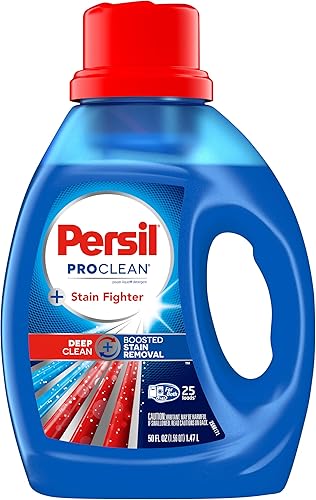 Persil ProClean Power-Detergente líquido para ropa, aroma original, detergente líquido 2 en 1, 50 onzas líquidas