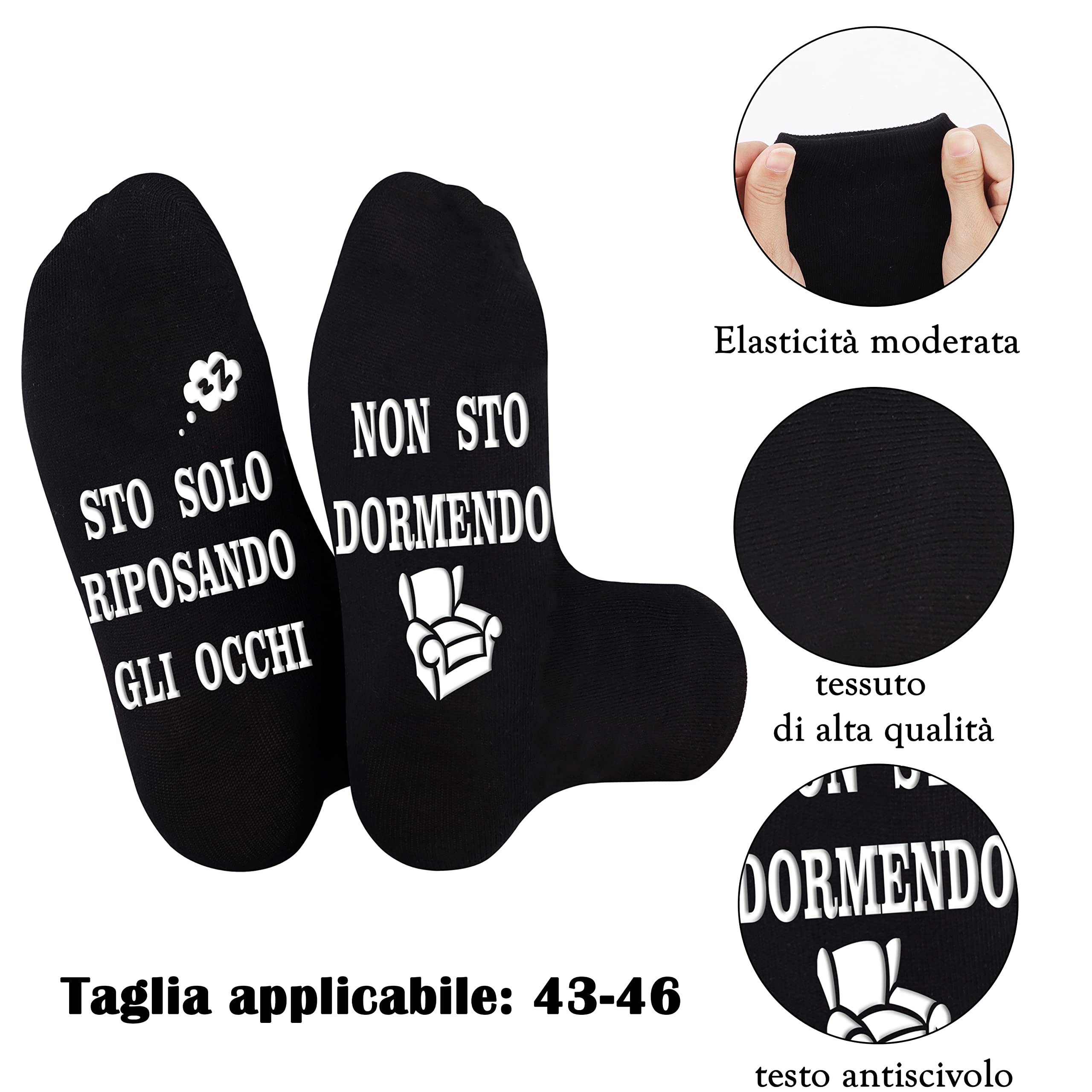 Merclix Regalo Uomo Natale Calzini Uomo Divertenti 43-46 Idee Regalo Uomo Divertenti Idea Regalo Per Uomo Regali Divertenti Uomo Regalo Uomo Compleanno Per Papà Nonno Lui Fidanzato