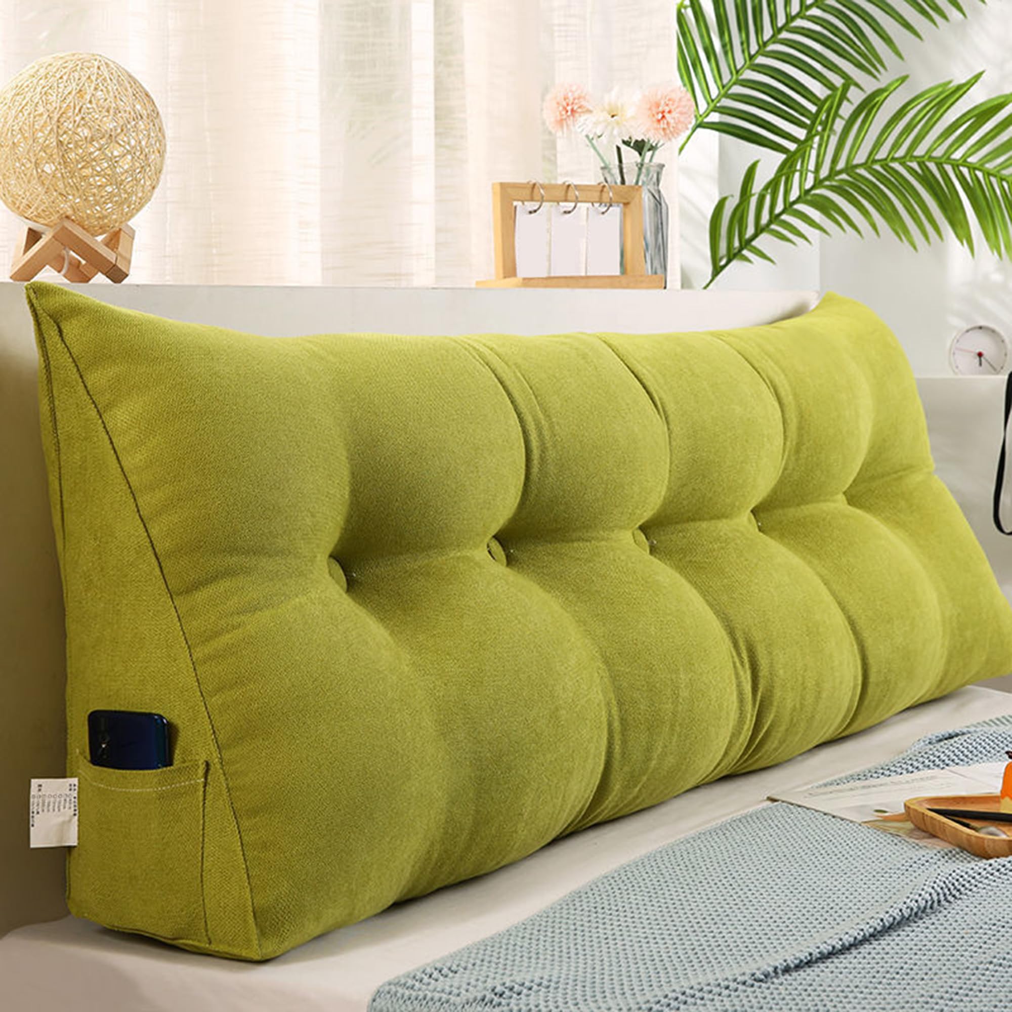 Soporte de lectura para cama que elimina el dolor de espalda con cojín de 180x50x20 cm