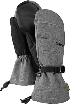 【新品】BURTON M PROFILE MITT Amazon.com : Burton Men's Profile Mittens, Gray Heather, S