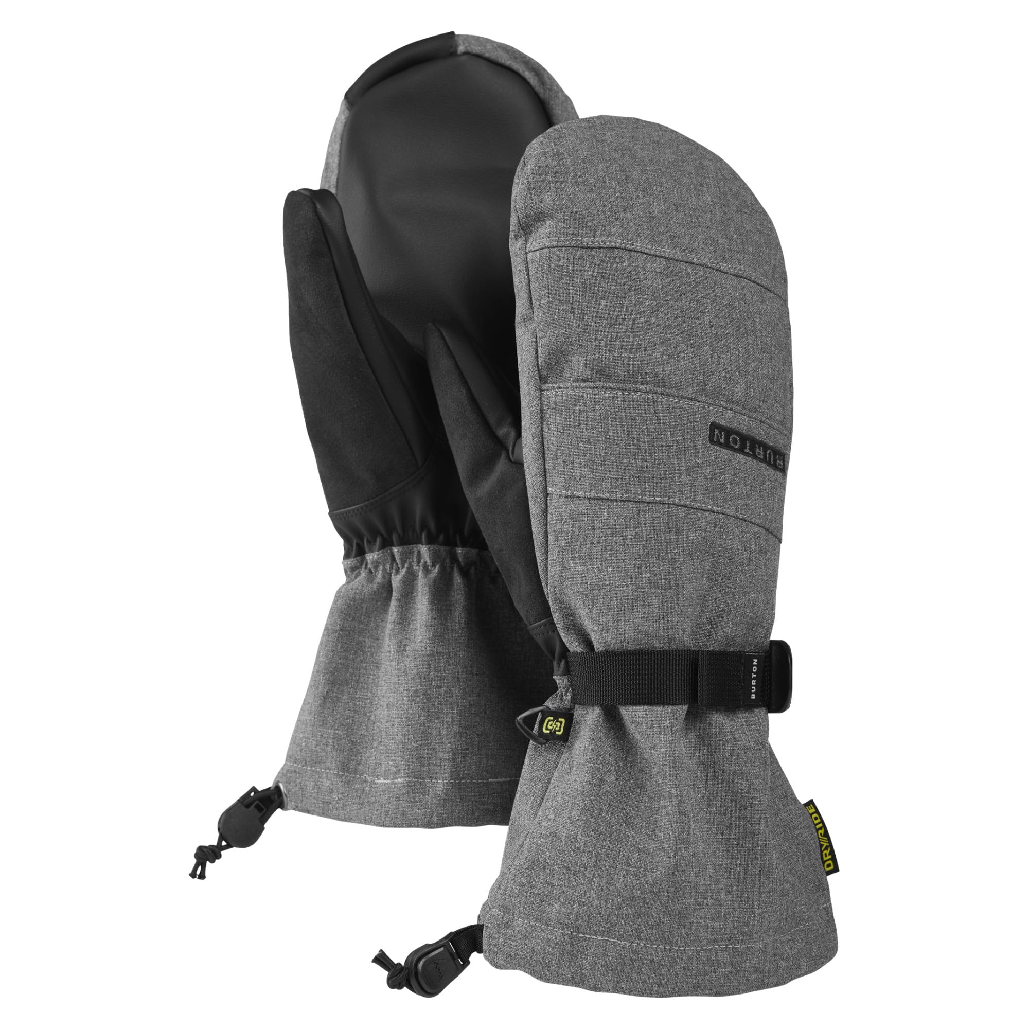 Burton Men's Profile Mittens, Gray Heather, Medium