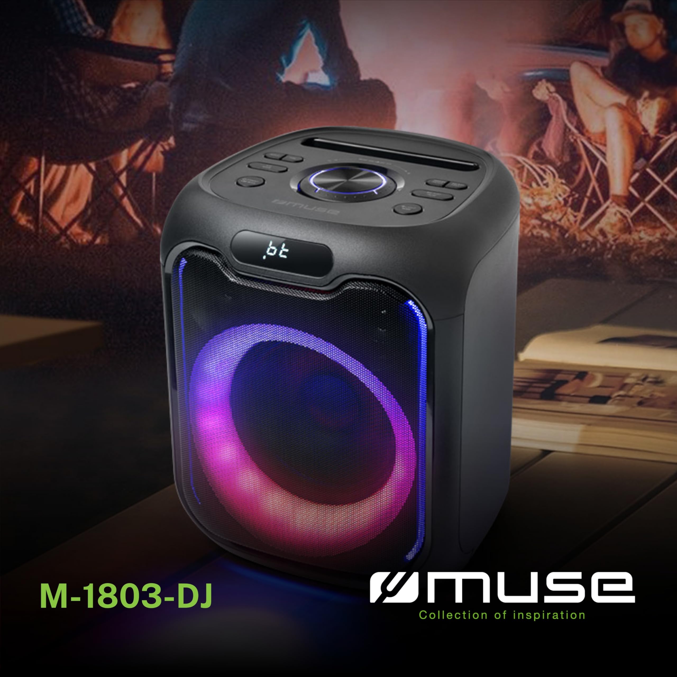 MUSE Enceinte Sono Portable M-1803 DJ