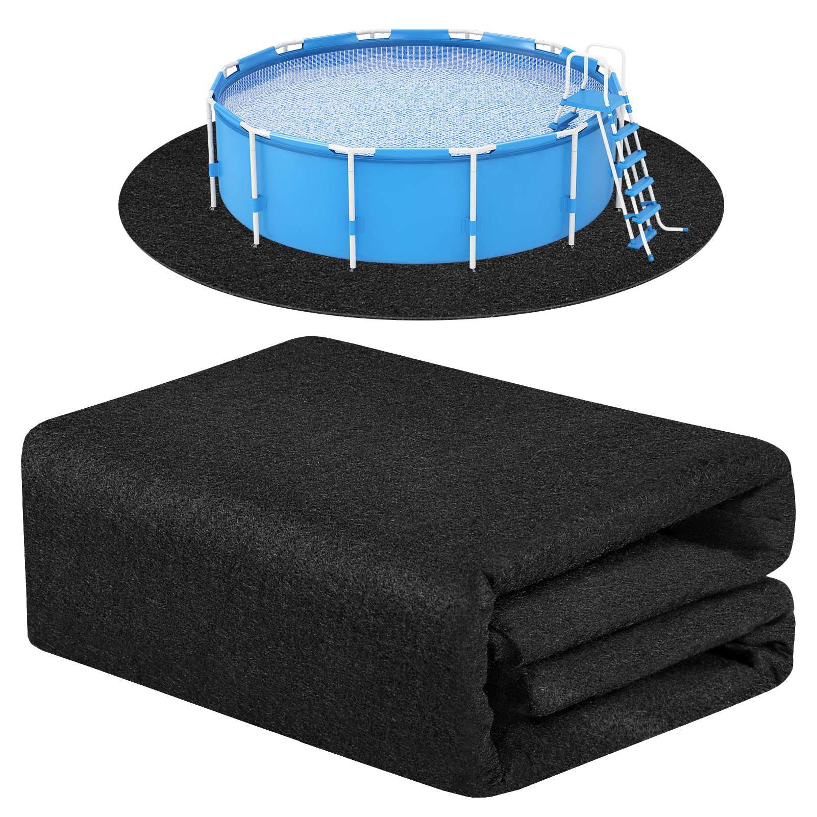 Svepndic 15ft Thickened Round Pool Liner Pad