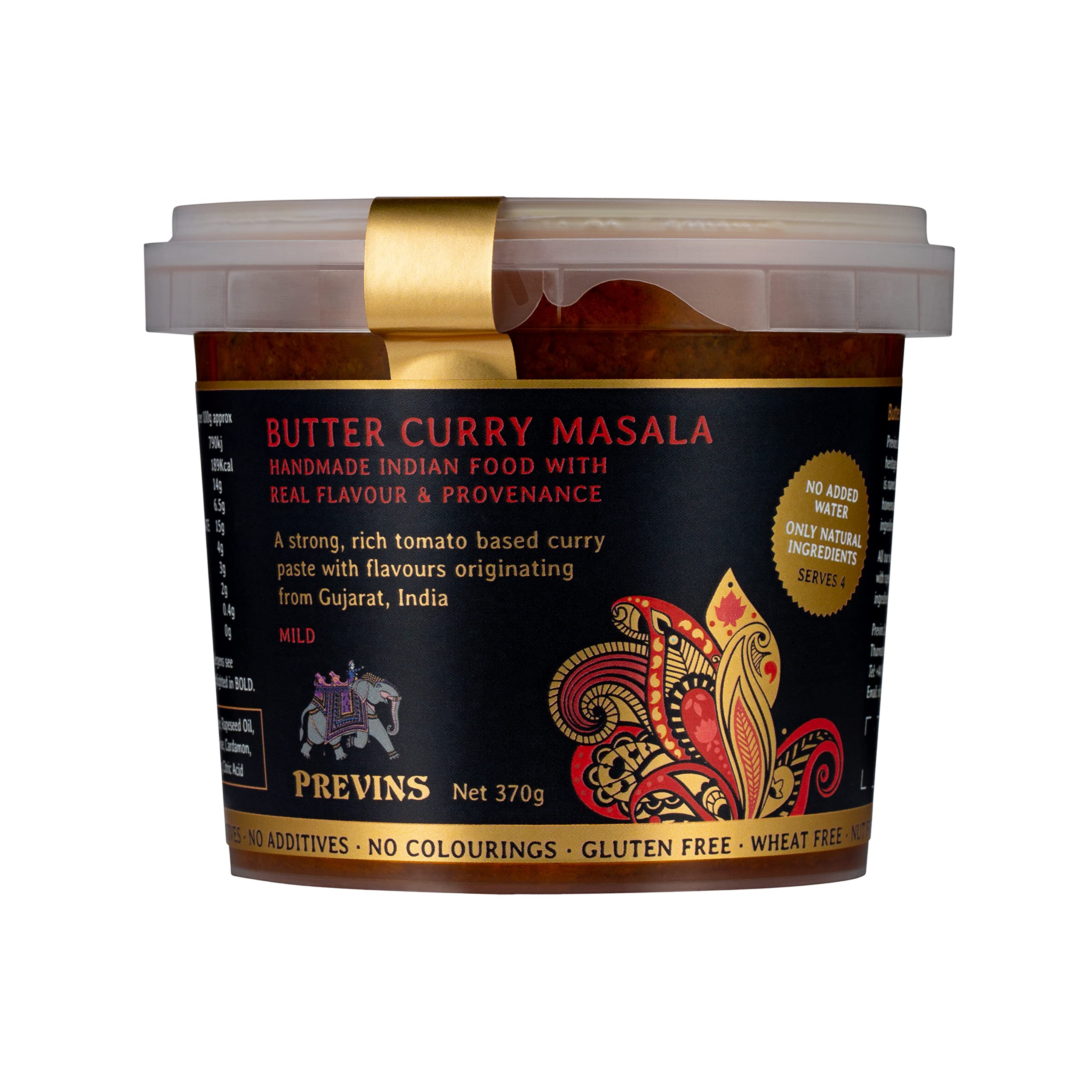 Previns Butter Curry Masala Tub, 370 g