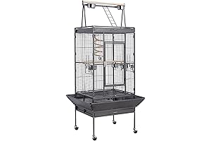 Yaheetech 68" Rolling Play Top Large Parrot Bird Cage