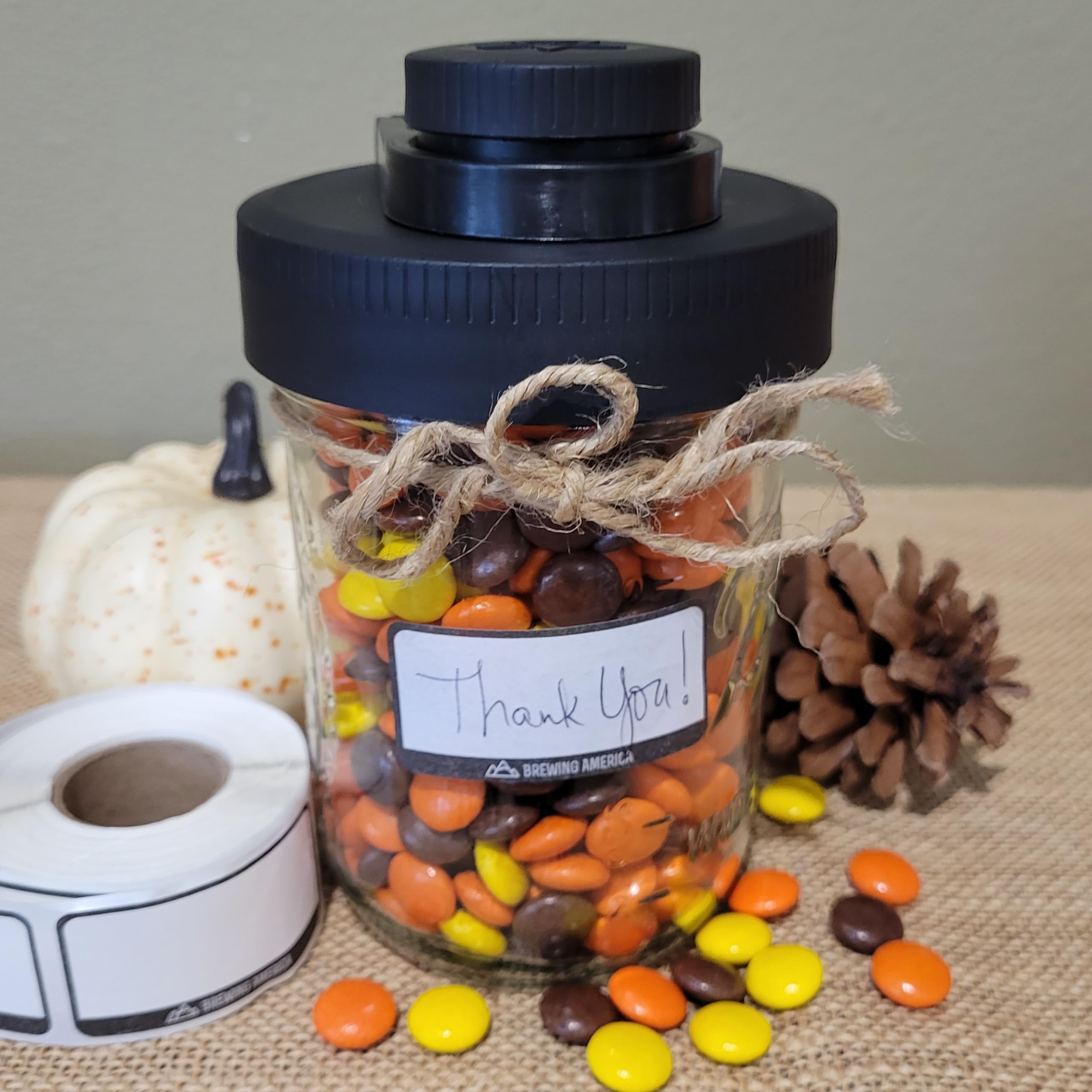Mason Jar Pourer Lids - USA Made Flip Caps -9
