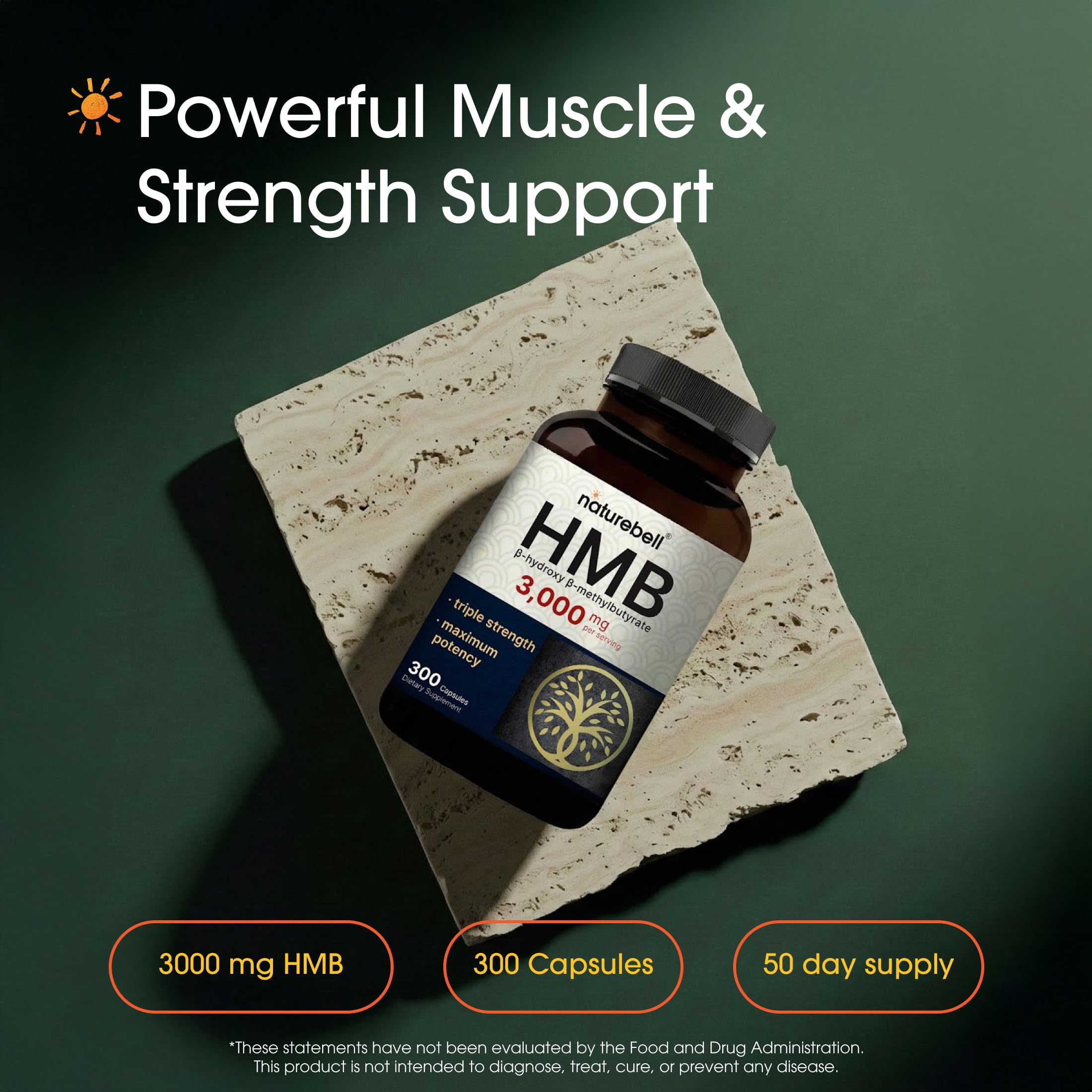 NatureBell HMB 3,000mg, 300 Capsules — Amazon image 2