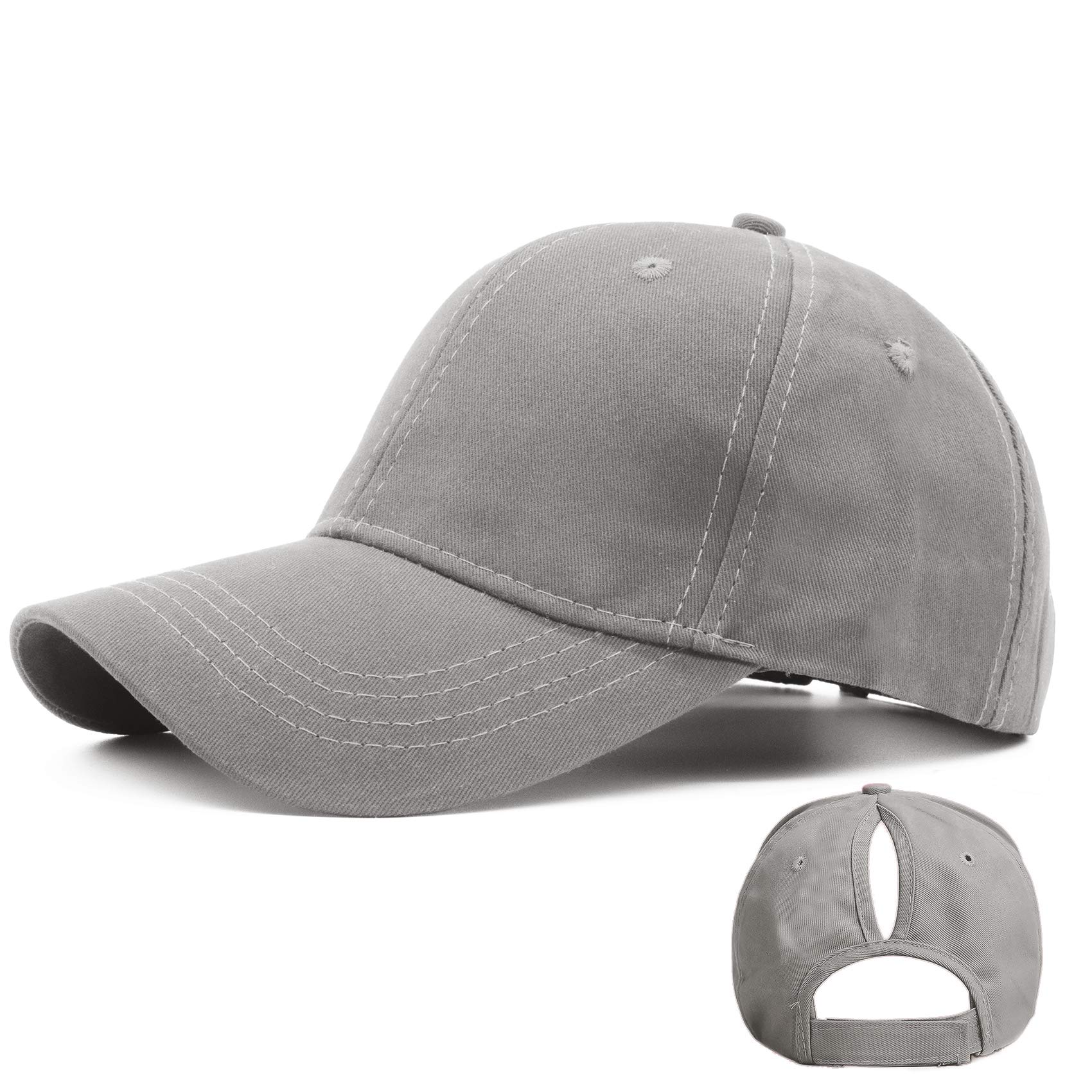 Ruyosn Basecap Damen Mit Hohem Pferdeschwanz - Sommer Kappe Für Sonnenschutz - Hip Hop Cap Aus Baumwolle