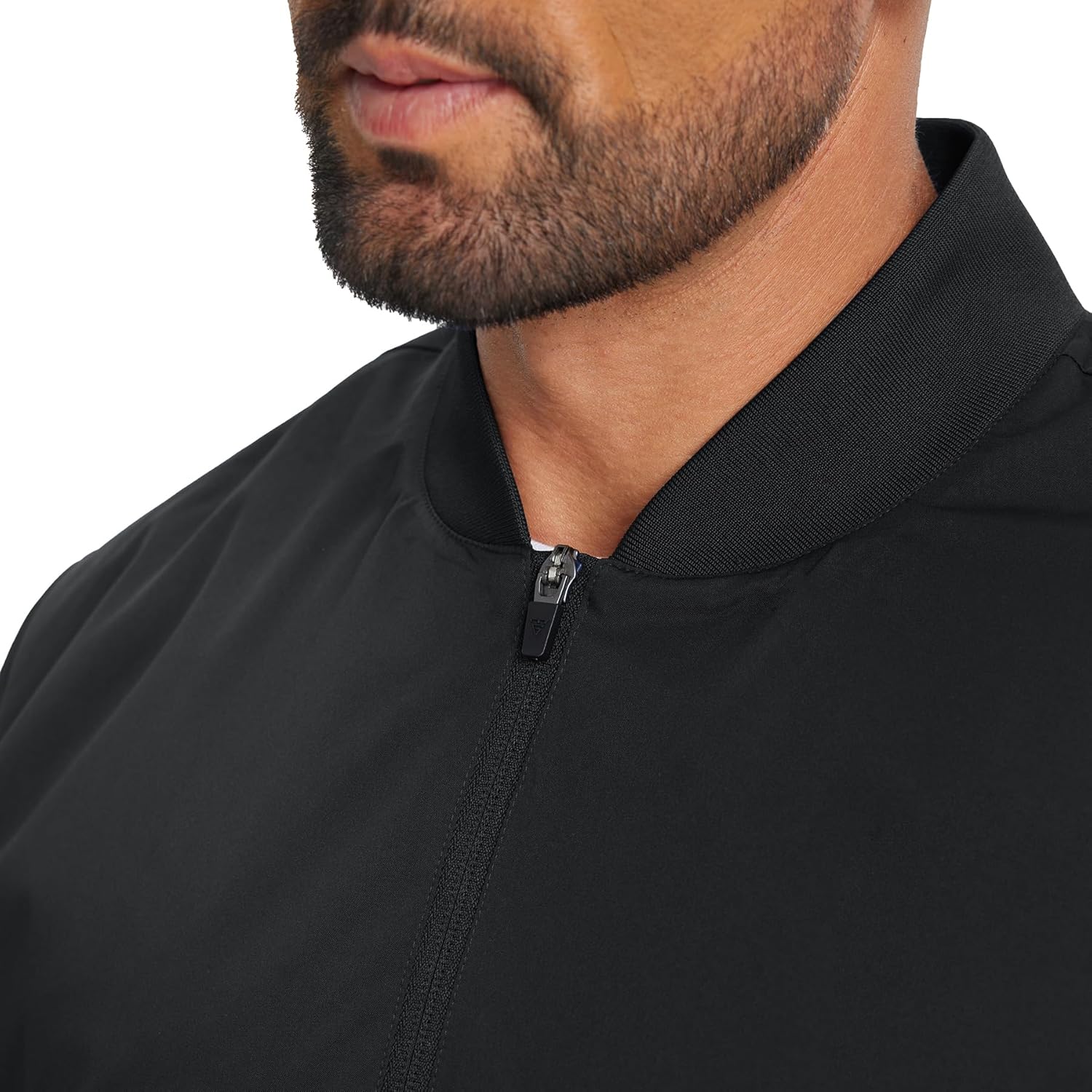 M MAELREG Mens Bomber Jacket Lightweight Casual Golf Windbreaker Spring Fall Full Zip Up Coat Jackets for Men with 4 Pockets - Image 5