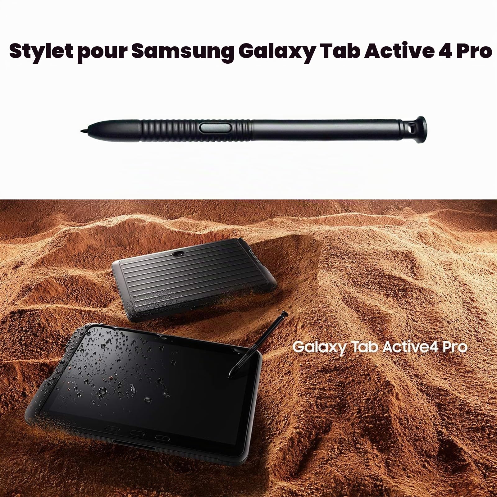 Galaxy Tab Active 4 Pro Stylo de remplacement pour Samsung Galaxy Tab Active 4 T630 T638 T636