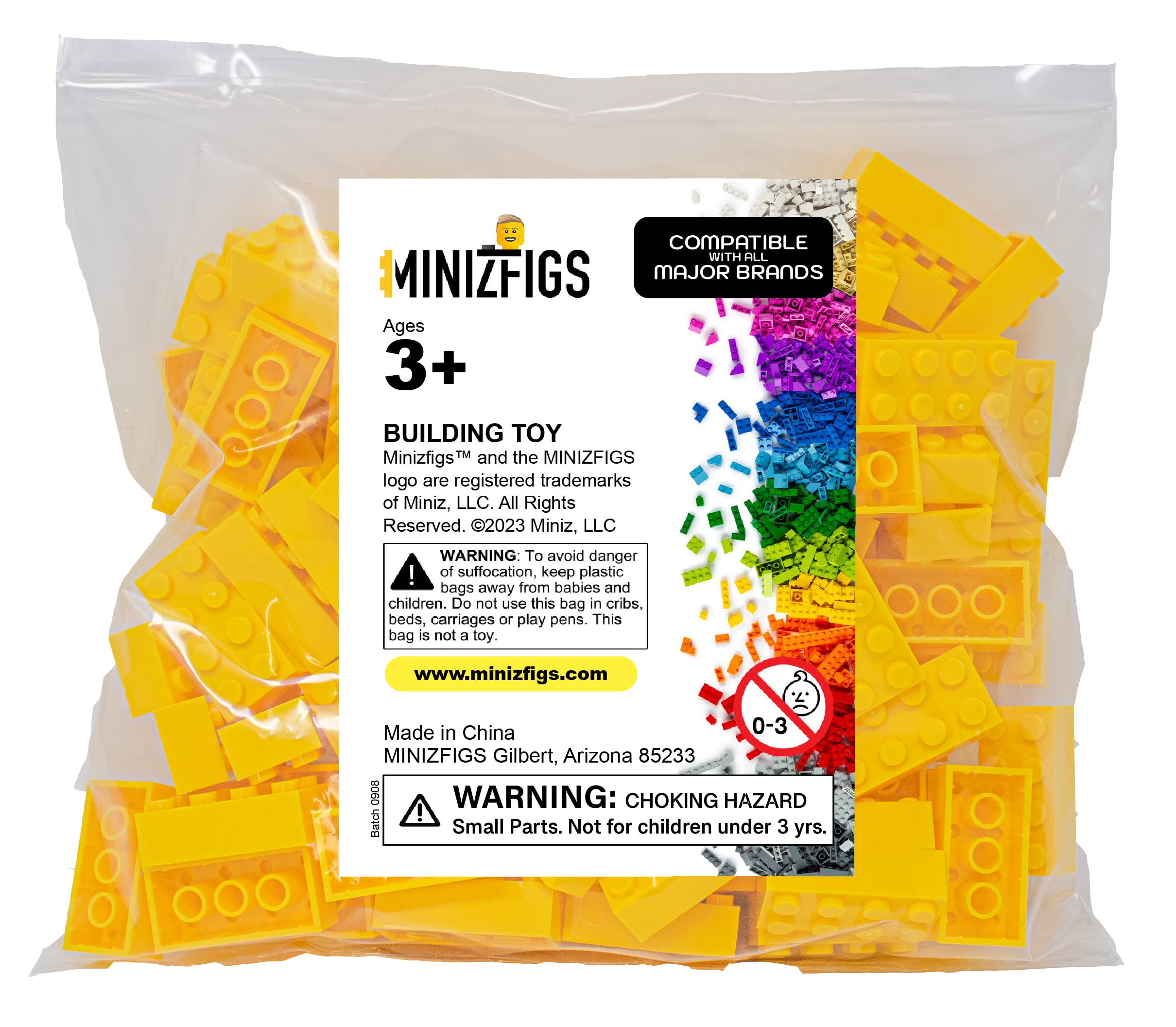 Snapklik.com : Minizfigs 2x4 Classic Building Bricks - 300 Pieces ...