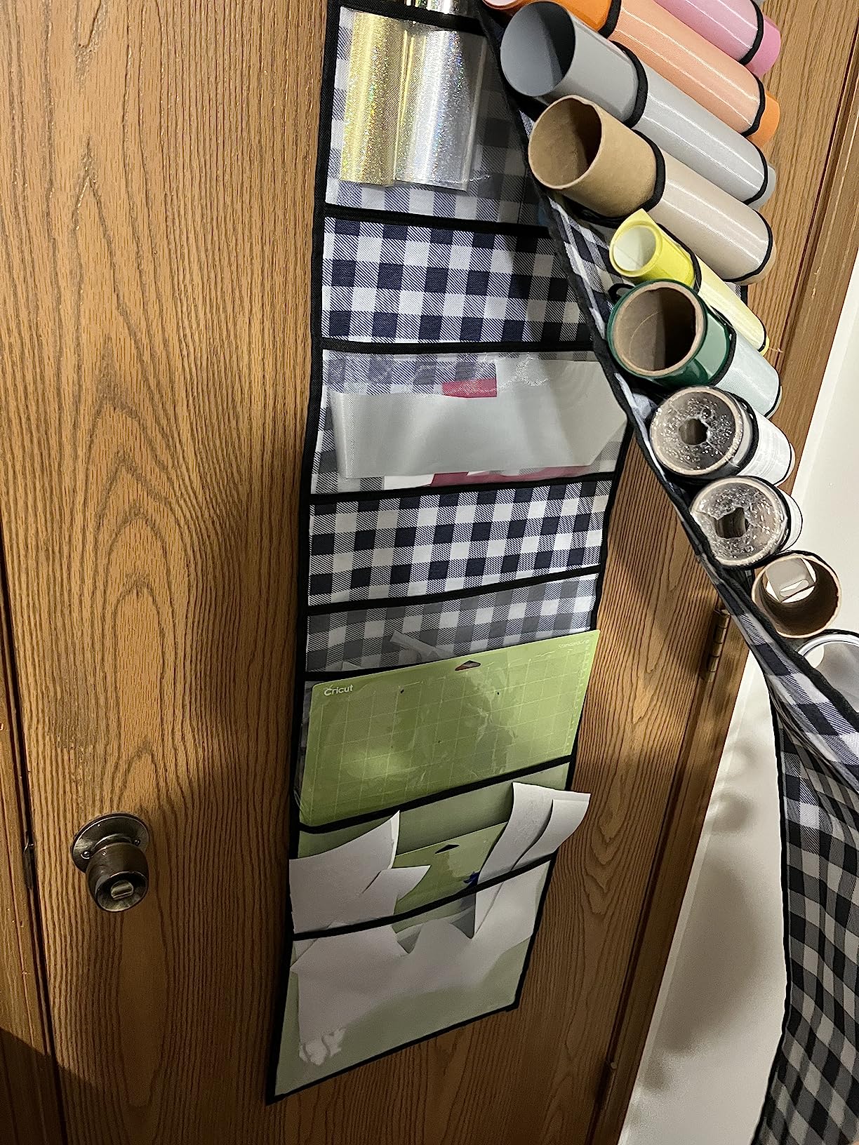 4/mo Finance Vinyl Roll Holder Craft Storage Organizer 44