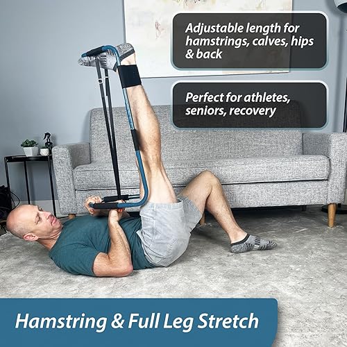 Miniatura 4 de Flex Frame - Estiramiento de tracción de rodilla y tendón de isquiotibiales, para extensiones de rodilla, dolor de rodilla, dolor de cadera, dolor