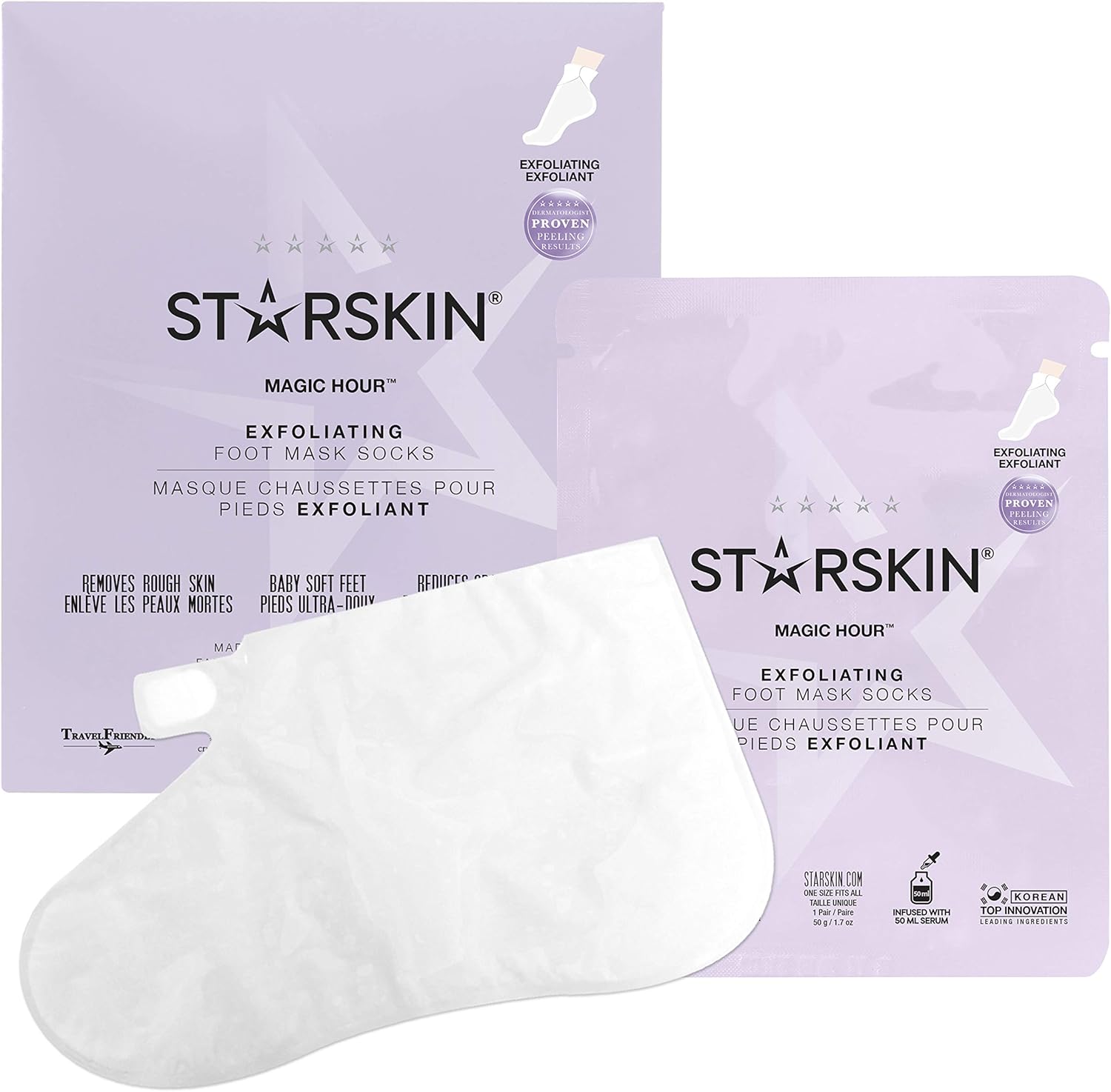 STARSKIN. Magic Hour™ Double Layer Voetmasker, sokken (2 stuks)