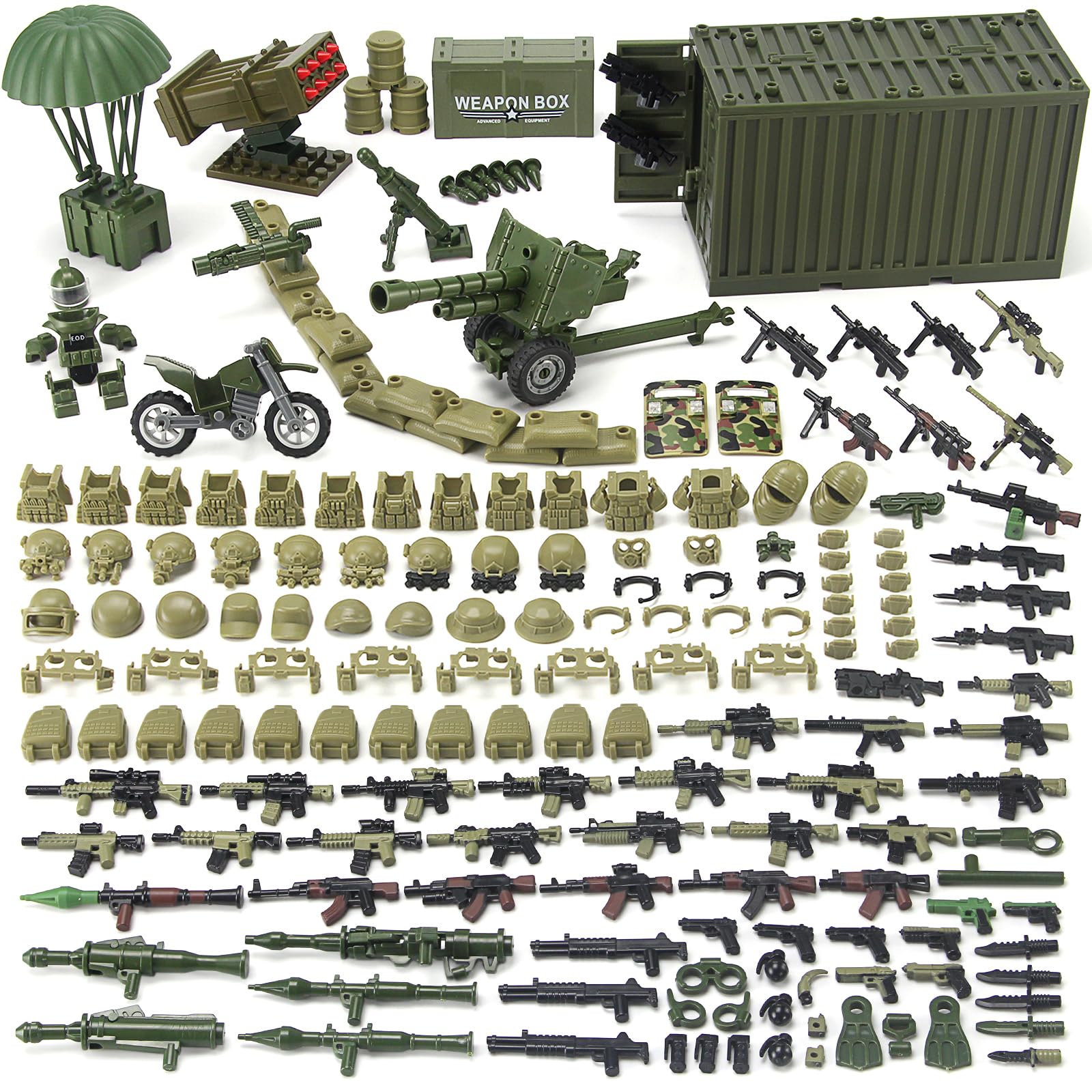 Amazon.com: Military Weapons Pack with Shipping Cargo Container