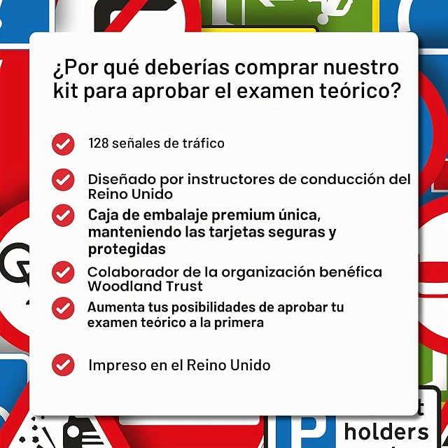 Foto 2 de 6 de Theory Test Experts 128 señales de tráfico Tarjetas flash 2026 (tarjetas flash)