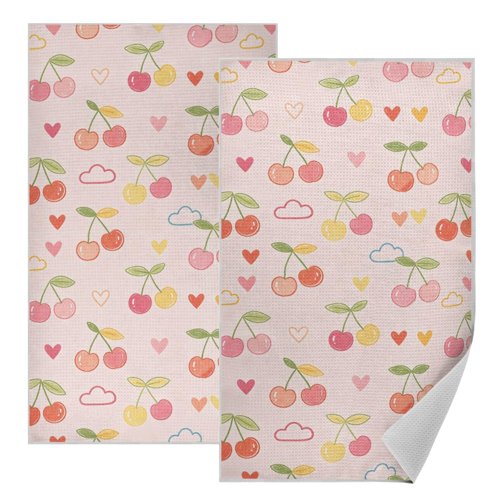 Toallas de mano para cocina tipo gofre que absorben rápido y decoran tu comedor boho
