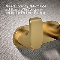 Vista 5 de Kohler 97500-2MB Avid Gancho doble para bata, latón cepillado vibrante moderno