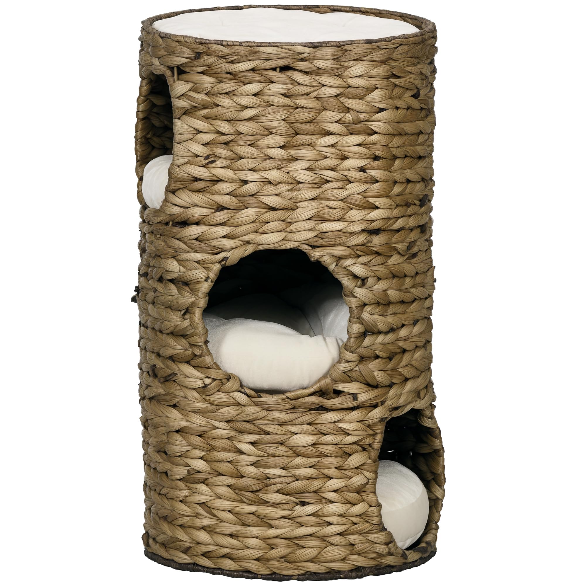 Scratch Bin, hoogte 73 cm, kattentoren met 3 niveaus, kattenkrabpaal