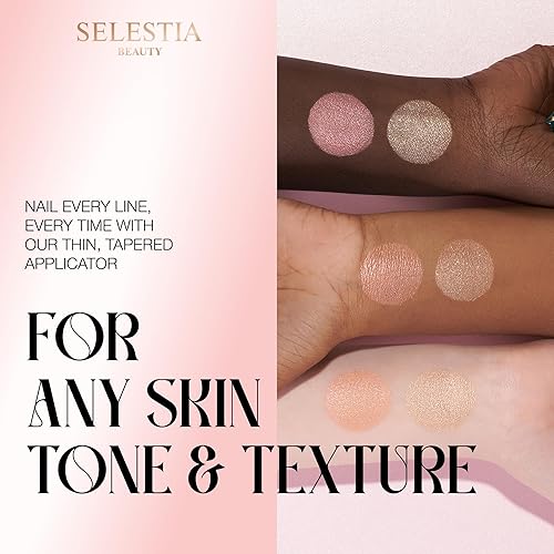 Miniatura 5 de Maquillaje iluminador en polvo – Divine V – Brillo radiante para todos los tonos de piel, fácil de aplicar, 0.53 oz