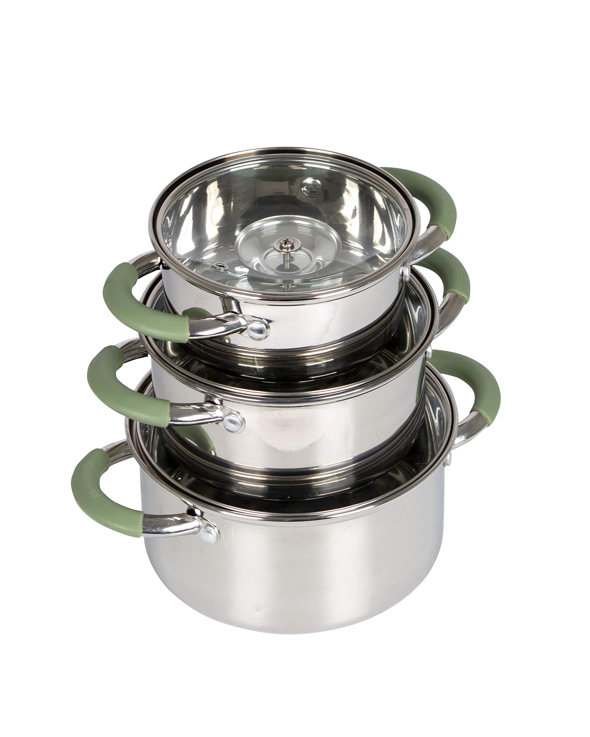 Bo-Camp - Topfset - Elan - 3-Teilig - Edelstahl