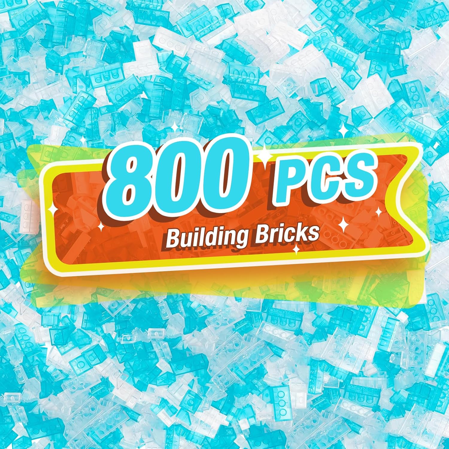 1500 Pieces Building Bricks, Classic Building Bulks with 30PCS Small Flat Plates and 46PCS Wheel Parts and Pieces - Compatible with Lego and Other Brands, 16 Color/18 Size
