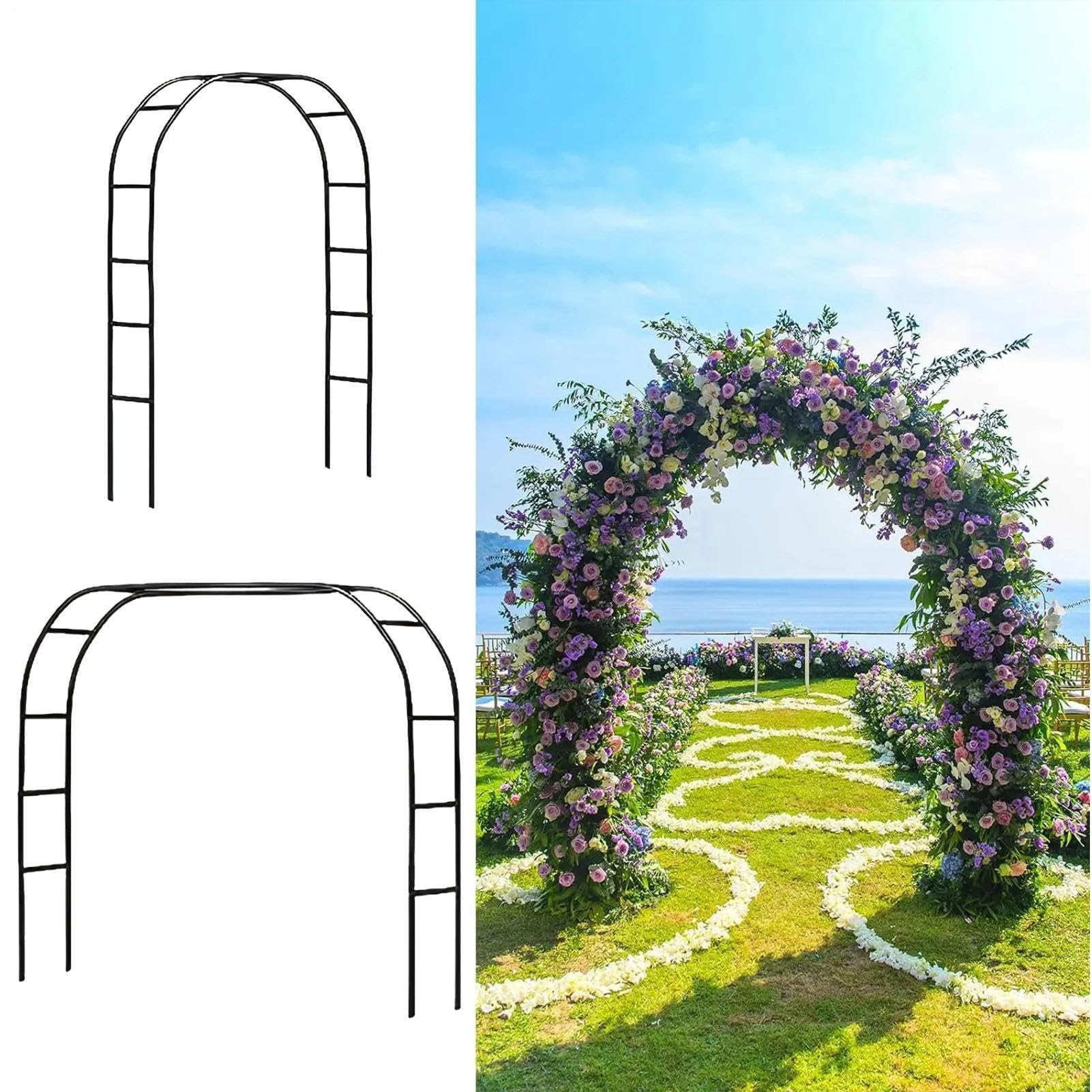 Garden Spalier - Strumento di supporto per piante, telaio per fiori e supporto per sfondo | Decorazione a palloncino per gazebo da giardino, per decorazione di matrimoni e cerimonie del prato