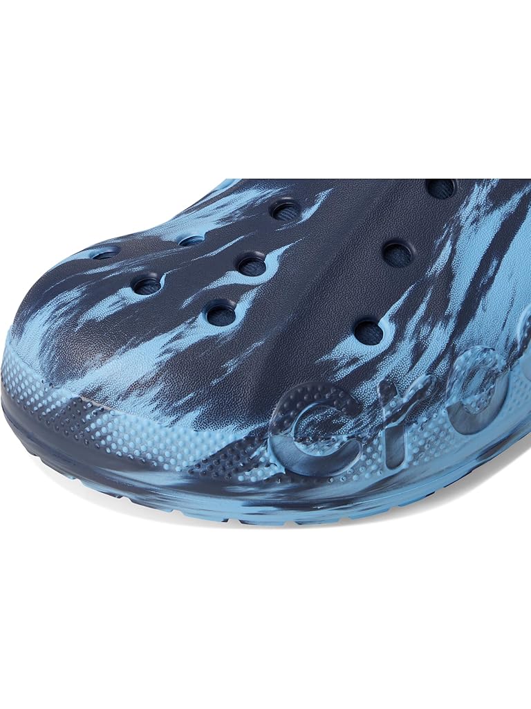 Navy Crocs Via Lined Marbled Clog Navy/Multi