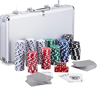 Windworks 49054 Pokerkoffer de Luxe Poker Chip Set
