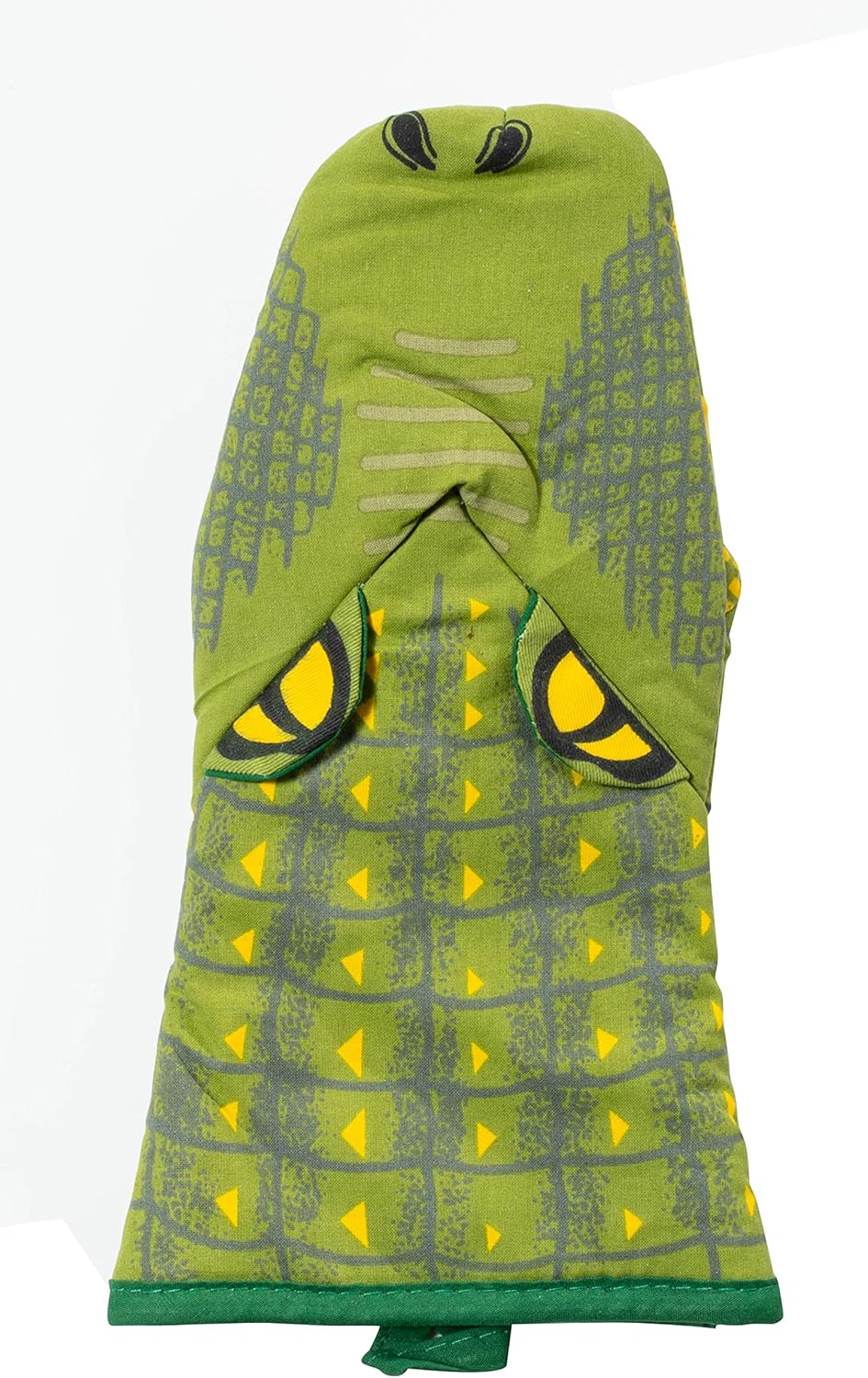 Novelty 3D Alligator Souvenir Oven Mitts Green (Pack of 2)