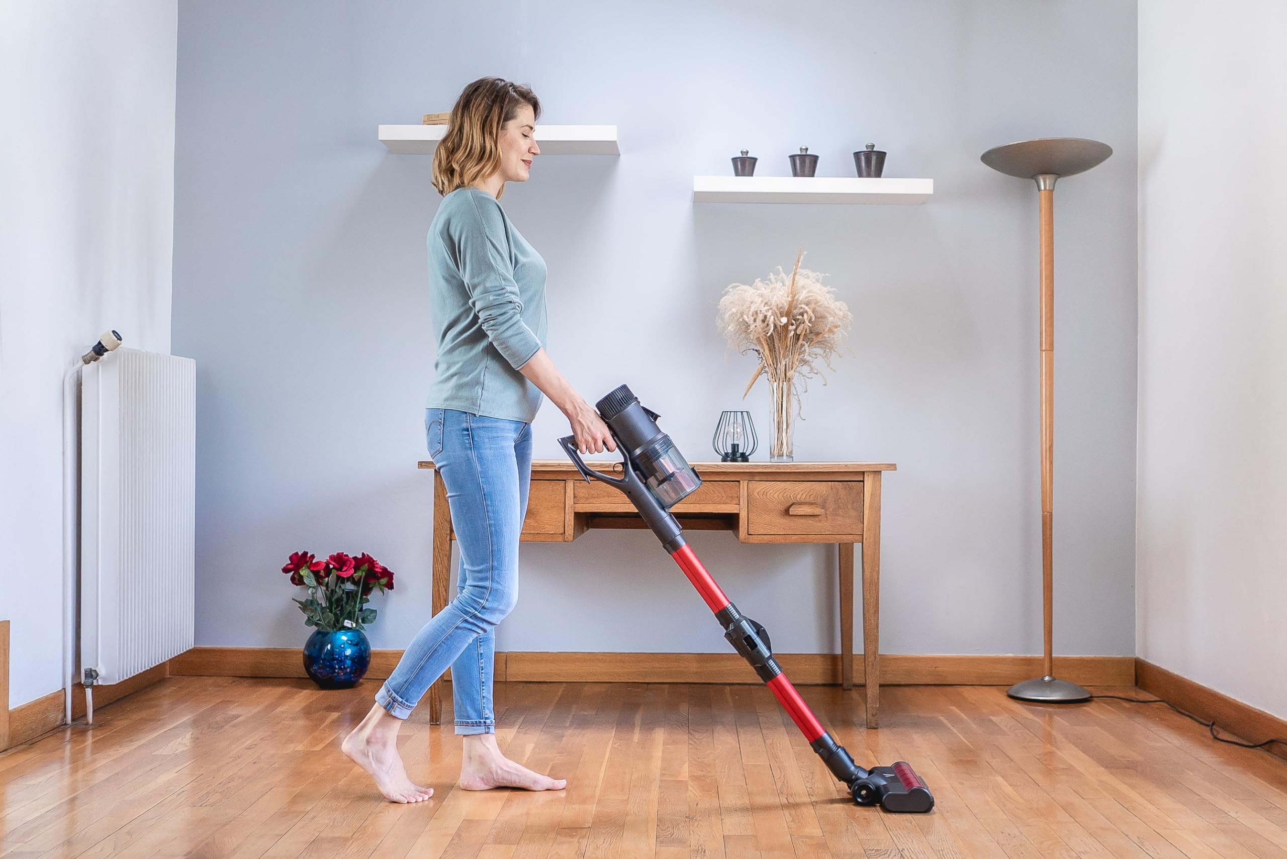 EZICLEAN Aspirateur Balai sans Fil Cycloboost FR8 Flex Fabriqué en France