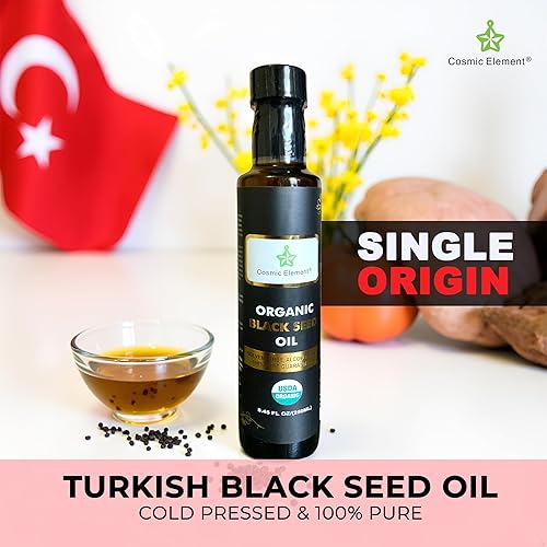 Miniatura 10 de Cosmic Element Cápsula de semillas negras en polvo vegana orgánica Nigella Sativa semillas de comino negro 120 cápsulas