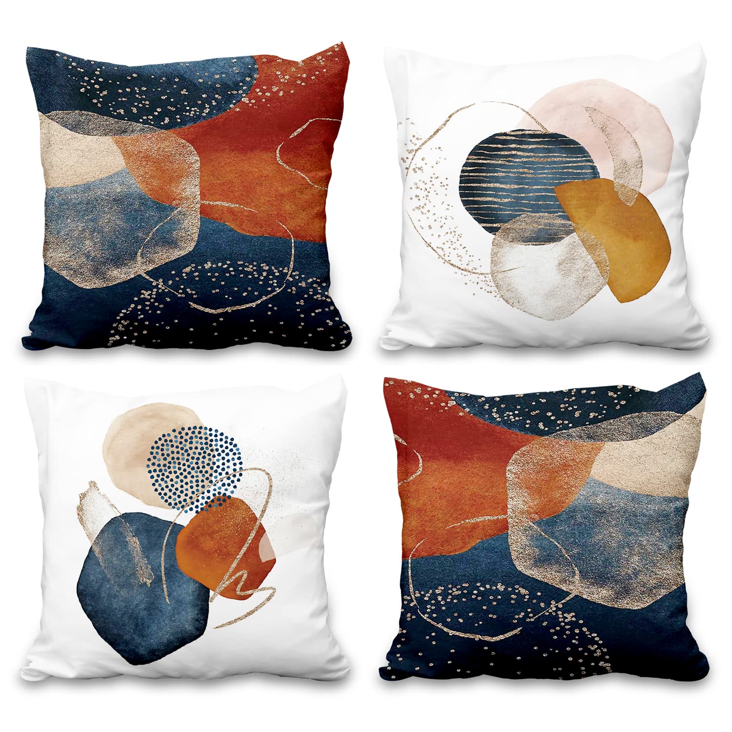 Housse de coussin moderne abstrait pour embellir le salon et le canapé de jardin abrité