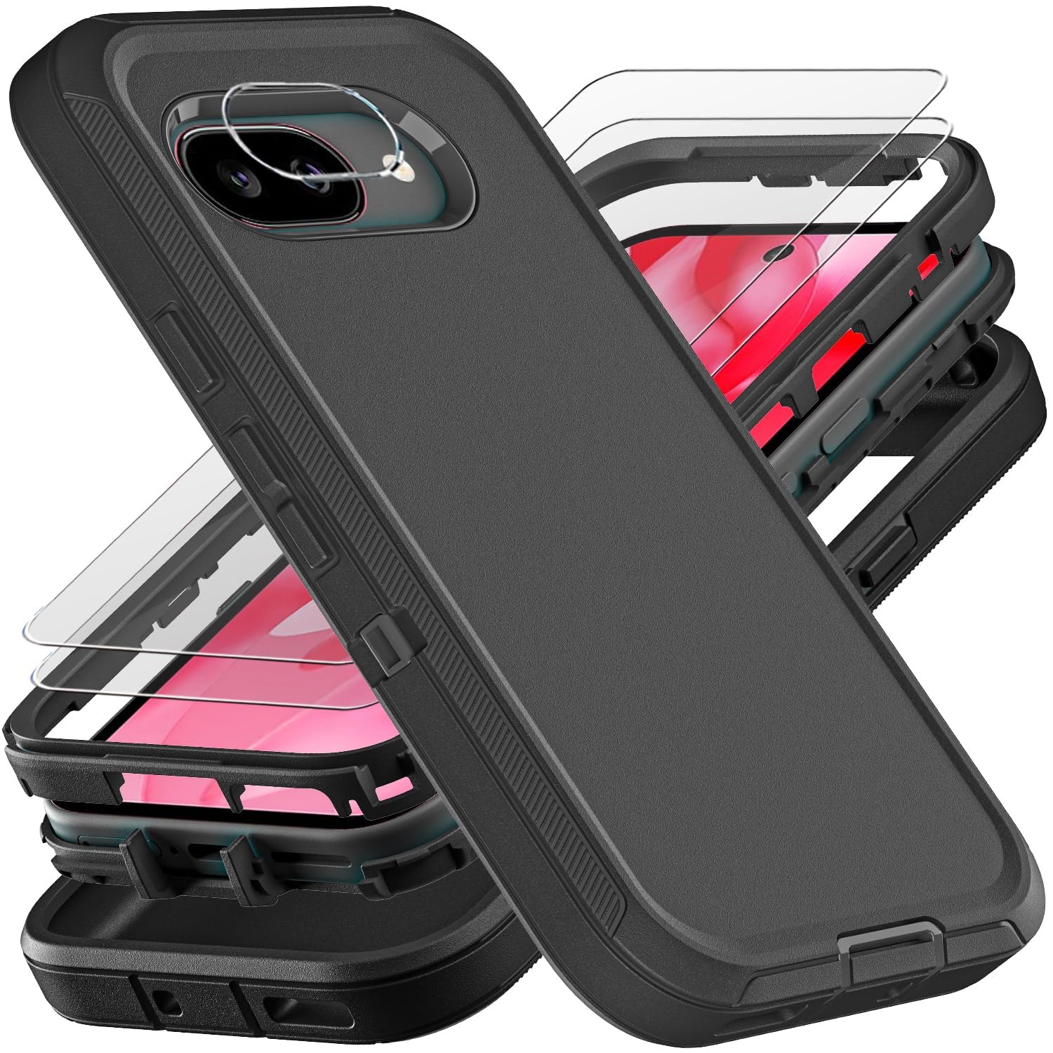 Coque Google Pixel 9a évitez les écrans brisés grâce au pack antichoc 3 en 1 intégral - 7