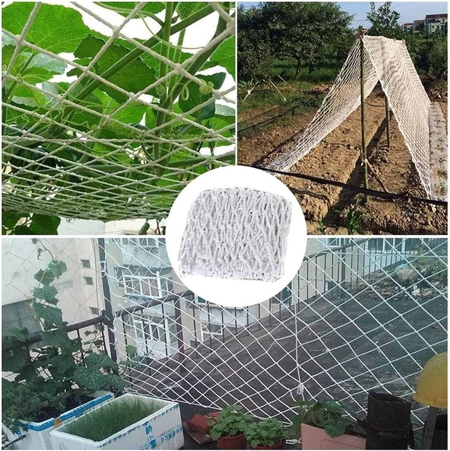 Balcony White Safety Net, Protective Netting Children's Outdoor Guardrail Safety Net, Stair Safety Net Anti-Fall Net, Decorative Net Garden Protective Net Mesh Rope Netting
