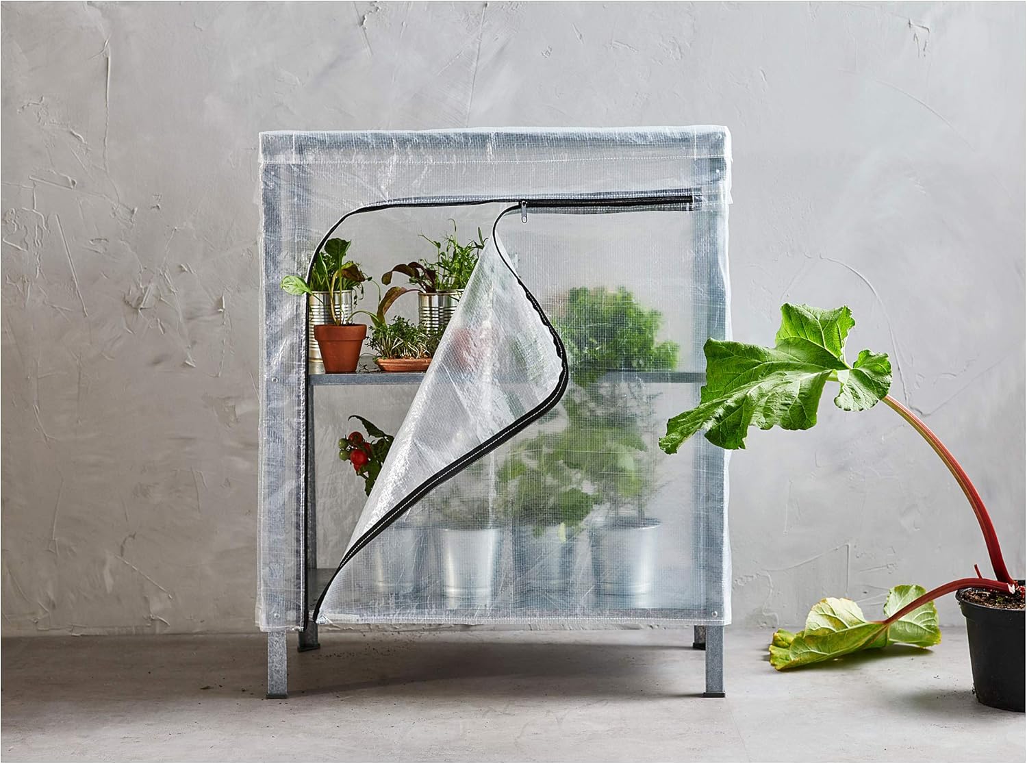 HYLLIS Cover, transparent/in/outdoor, 60x27x74 cm