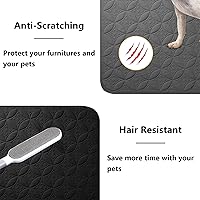 Vista 4 de Manta impermeable para perro, fundas de sofá para mascotas pequeñas para sofá, silla y cama, protector de muebles de perros, lavable y reversible