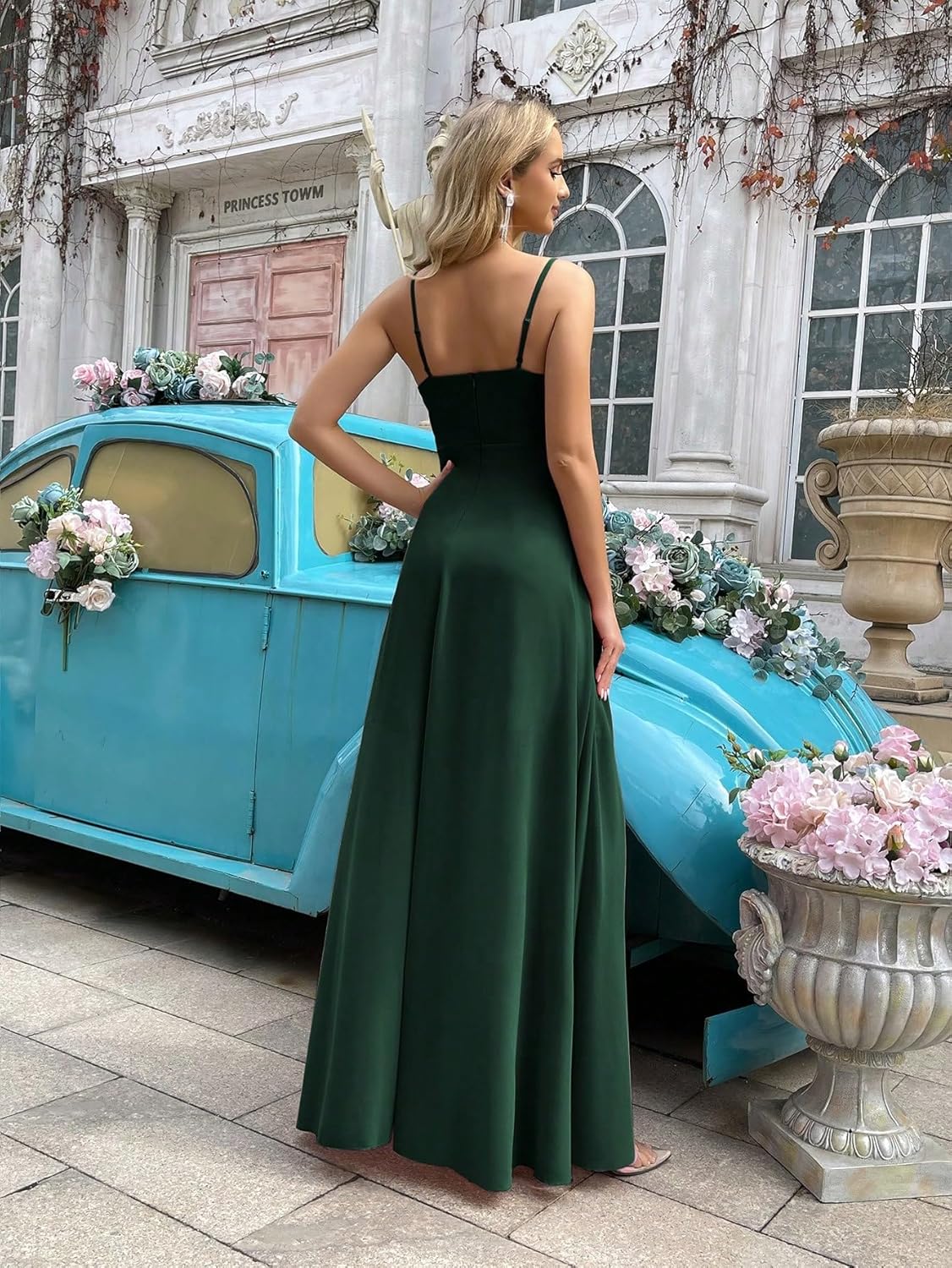Women's 2026 Spring Formal Evening Gown Elegant Long Prom Dress Wedding Guest Party Cocktail Bridesmaid Maxi Dress - Image 3