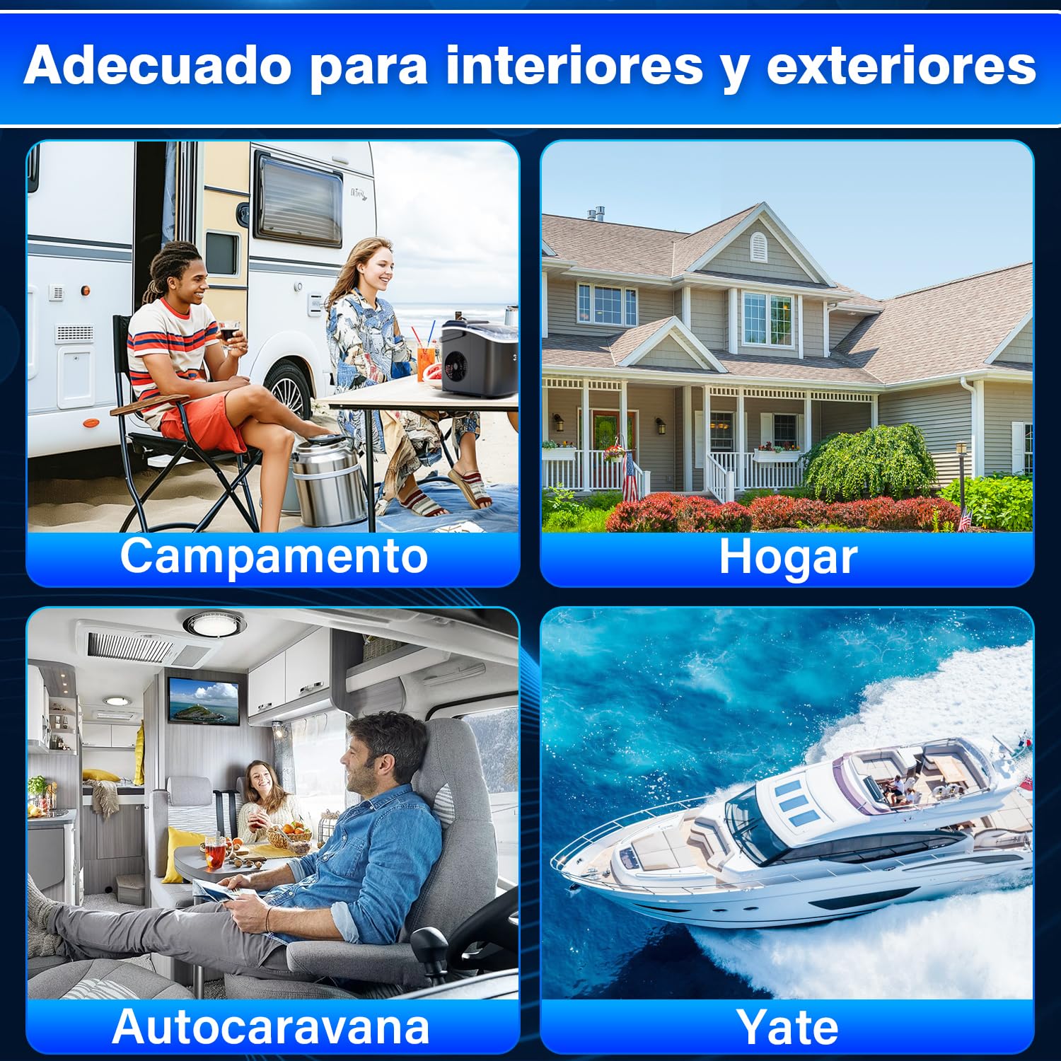 Antena TV Interior Digital 2026 para Smart TV – Recepción 360° con Señal Estable de Largo Alcance, Base Magnética, Cable Coaxial de 5 m, Compatible 4K y 1080P, Antena TDT con Canales Locales Gratis
