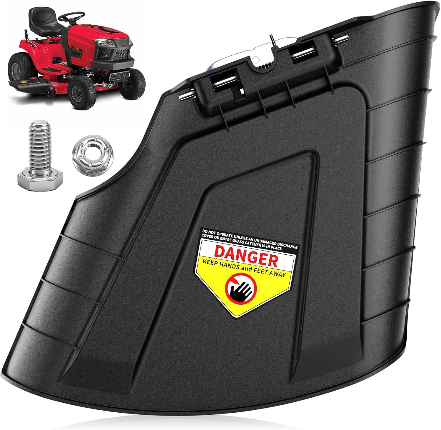 631-04354C Chute Assembly Compatible with MTD, Cub Cadet, Troy-Bilt, T130 Z510 RZT-L42 ZT1-46 LX SX Ultima Replaces 631-04354, 631-04354A, 631-04354B, 731-07020, 731-07020B, 931-06354