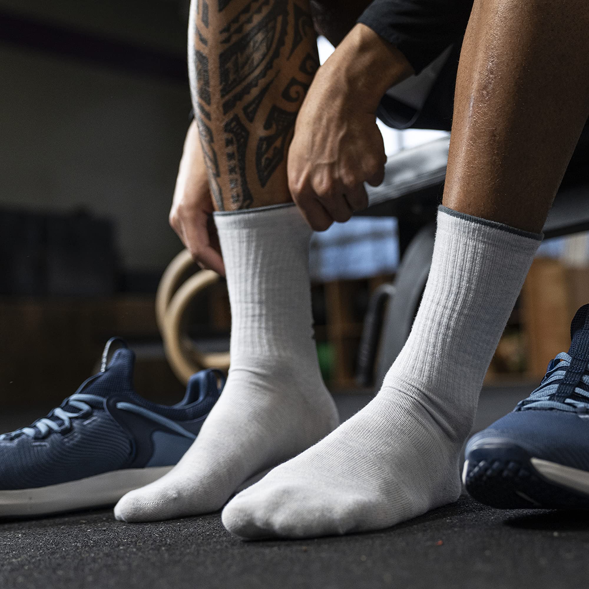 Under Armour Calcetines esenciales para hombre, 6 pares