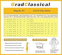 Vista 7 de Juego de bata de graduación mate unisex con borlas 2024 para secundaria y licenciatura