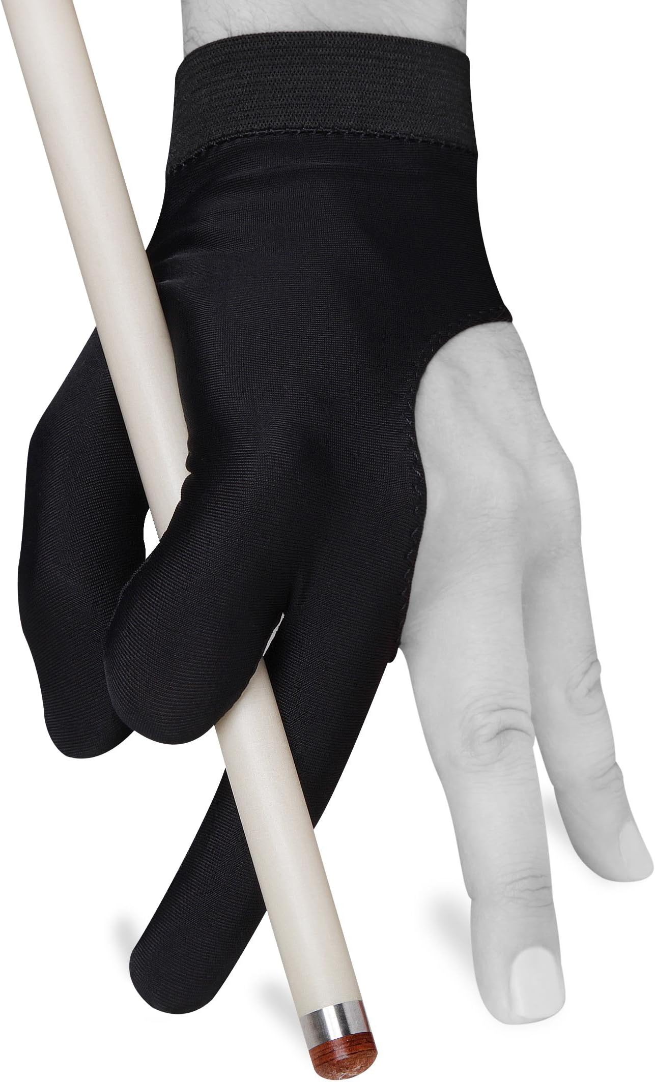 Billiard Pool Cue Glove by Fortuna - Classic - Fits Either Hand - Black