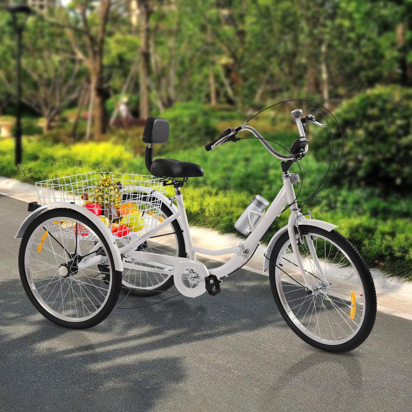 Vélo à 3 roues pour adultes, tricycle pour femme - Vélo à 3 roues