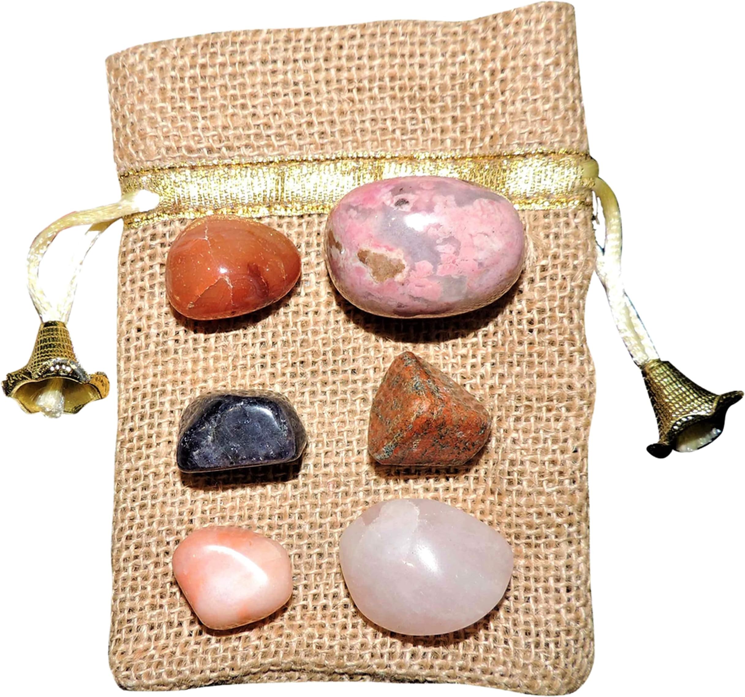 for Fertility Tumbled Stones Set for Reiki Healing & Vastu Correction Charged by Reiki Grand Master & Vastu Expert