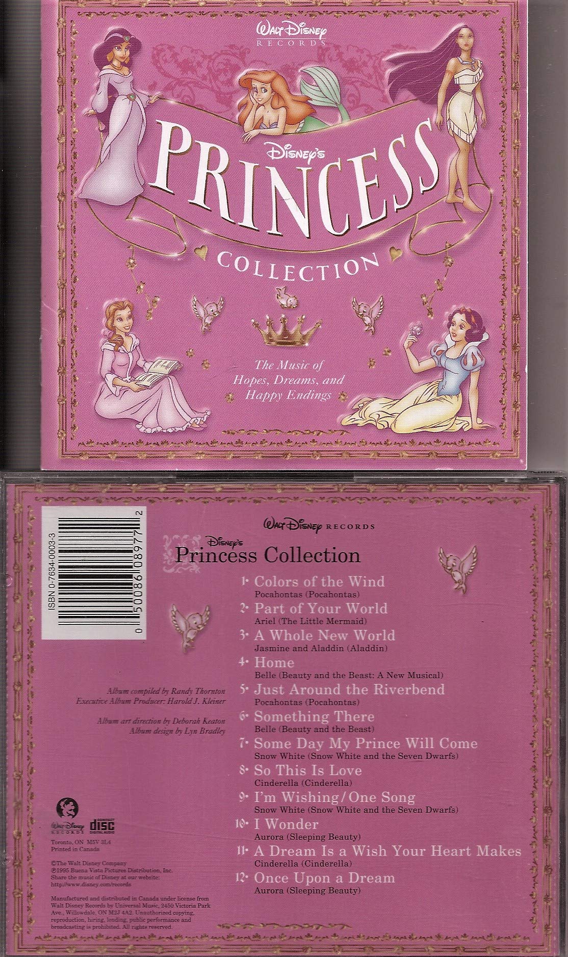 Disney: Princess Collection / Var [Audio CD] VARIOUS ARTISTS