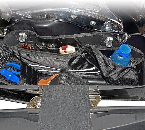 Miniatura 3 de Goldfire Organizador de alforjas Harley para bolsa de sillín Harley, organizador de herramientas lateral, bolsa de almacenamiento para Touring Road