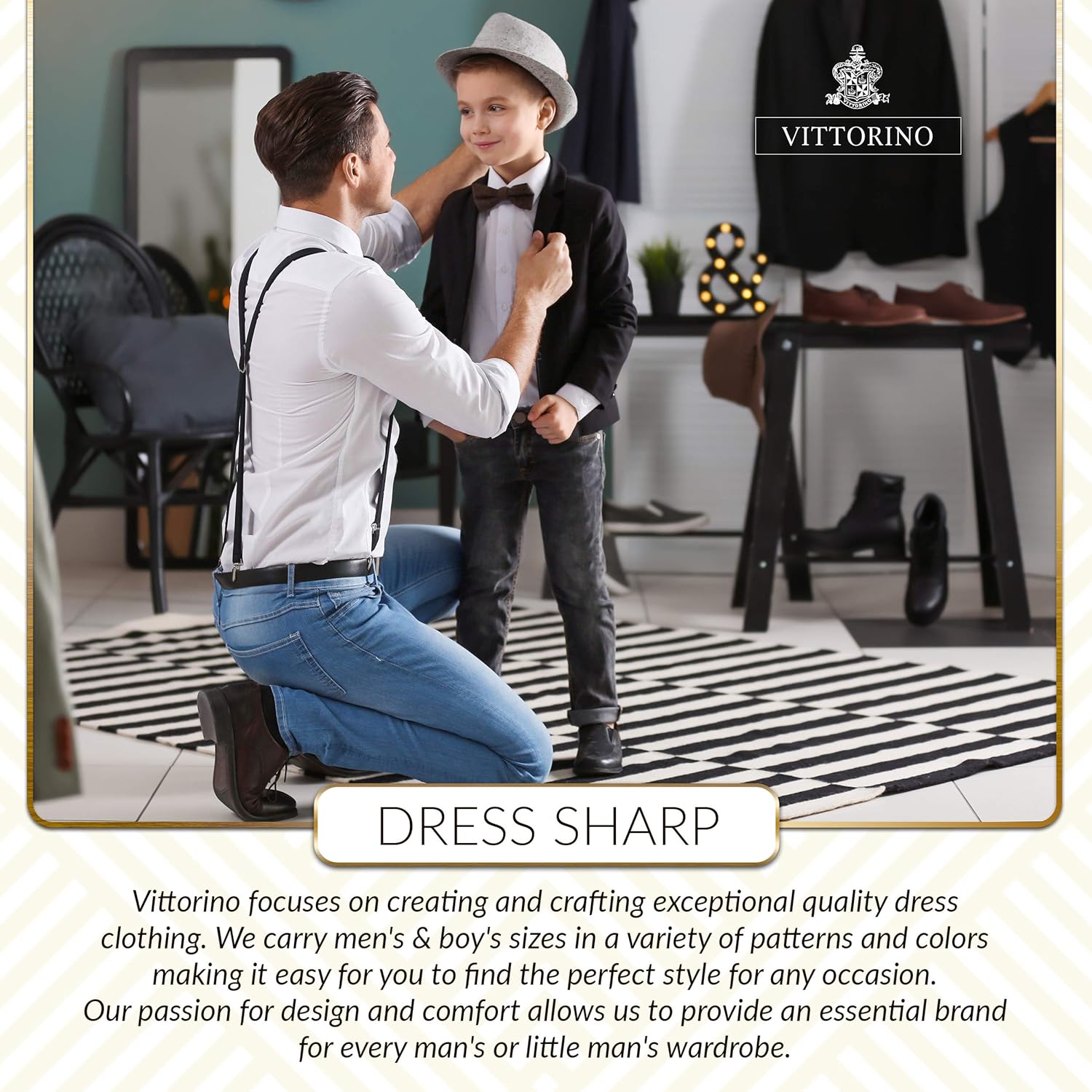 Vittorino Boy's 4 Piece Formal Satin Tuxedo Vest Set with Vest Tie Bowtie Handkerchief: Clothing, Shoes & Jewelry