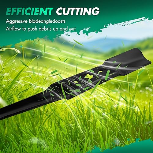 Miniatura 2 de SCITOO 942-05052A Cuchilla de cortacésped para cubierta de 3450 pulgadas para Cub Cadet para MTD para Troy Bilt 942-05052A G8200 G8300 ZS6700